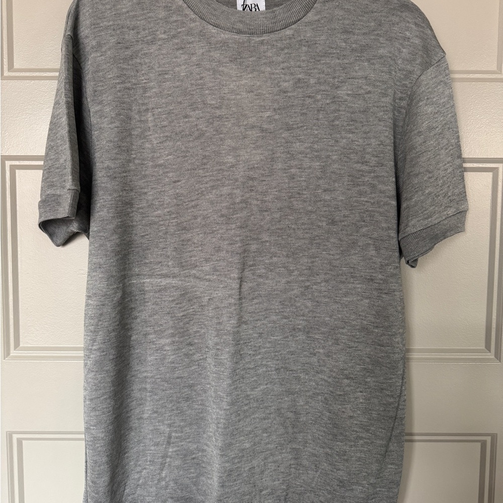 Zara Classic Gray Short Sleeve Tee